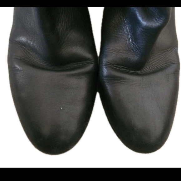 Vince Womens Black Michela Hidden Wedge Soft Leather Luxury Designer Boot 9 - Picture 16 of 16